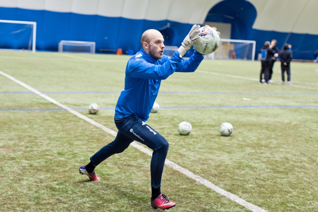 Тренировка медийной команды «Чисто Питер»