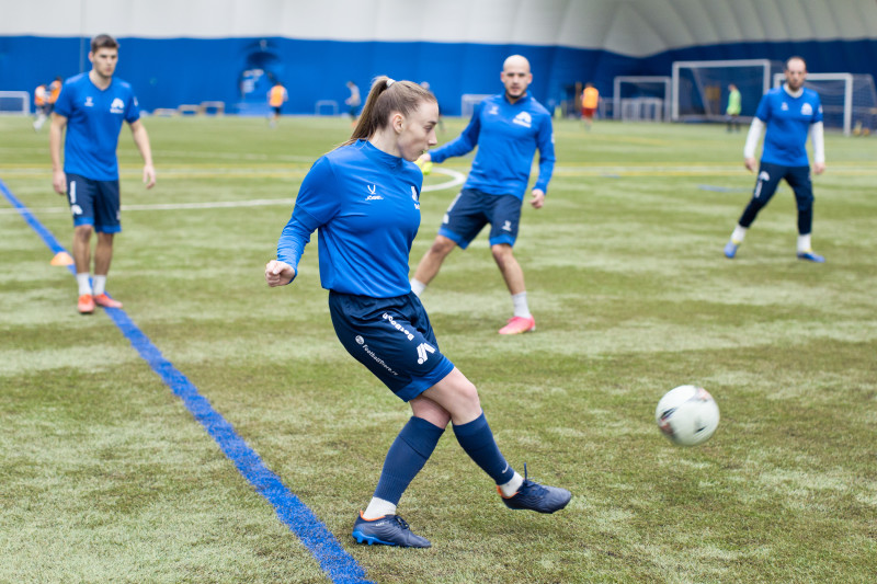 Тренировка медийной команды «Чисто Питер»