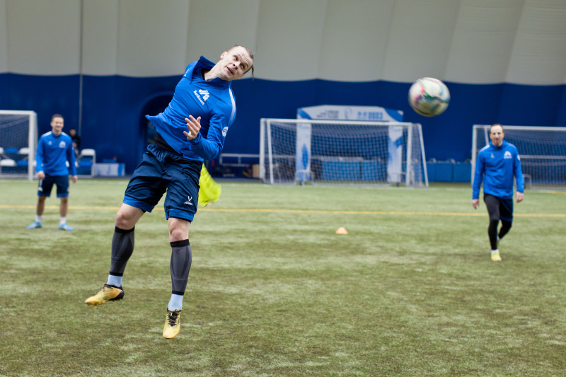 Тренировка медийной команды «Чисто Питер»