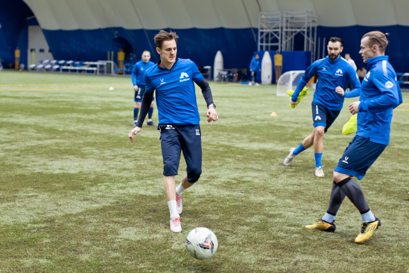 Тренировка медийной команды «Чисто Питер»