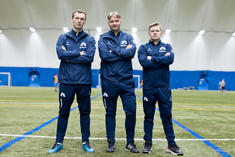 Тренировка медийной команды «Чисто Питер»