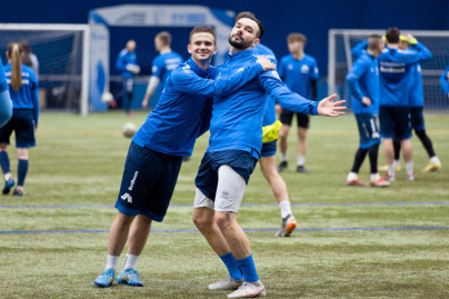 Тренировка медийной команды «Чисто Питер»