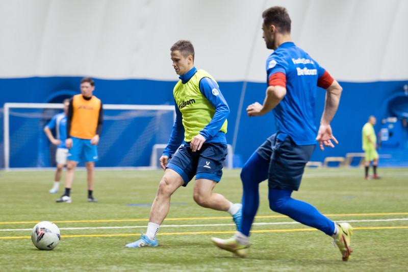 Тренировка медийной команды «Чисто Питер»