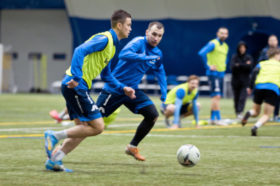 Тренировка медийной команды «Чисто Питер»