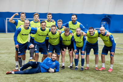 Тренировка медийной команды «Чисто Питер»