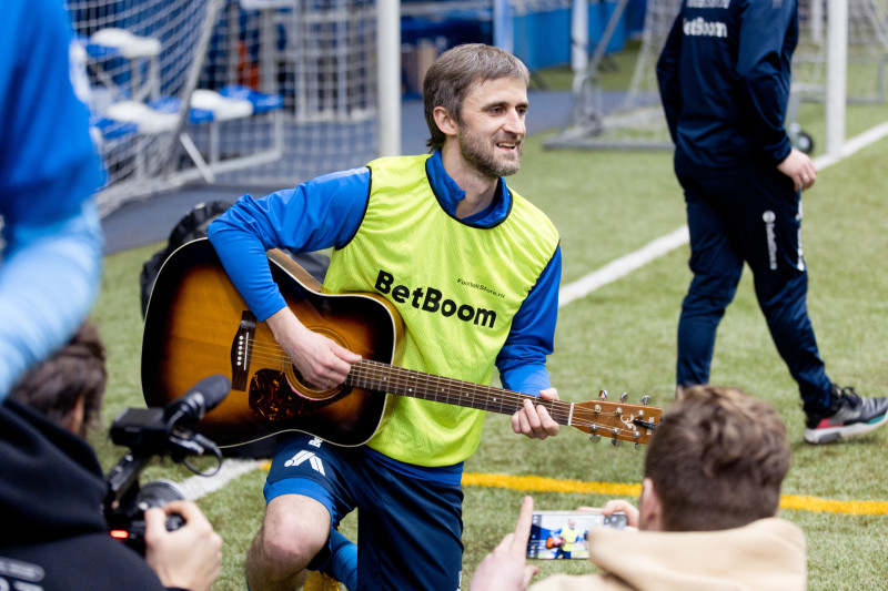 Тренировка медийной команды «Чисто Питер»