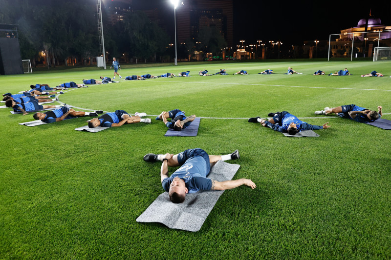 Зимние «Газпром» — тренировочные сборы в Абу-Даби,14 января, вечерняя тренировка