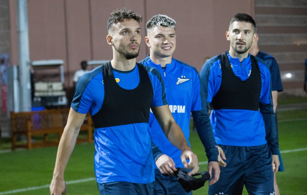 Зимние «Газпром» — тренировочные сборы в Абу-Даби,14 января, вечерняя тренировка