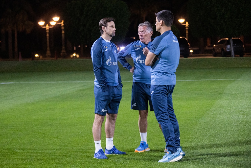 Зимние «Газпром» — тренировочные сборы в Абу-Даби,14 января, вечерняя тренировка