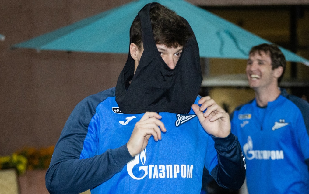 Зимние «Газпром» — тренировочные сборы в Абу-Даби,14 января, вечерняя тренировка