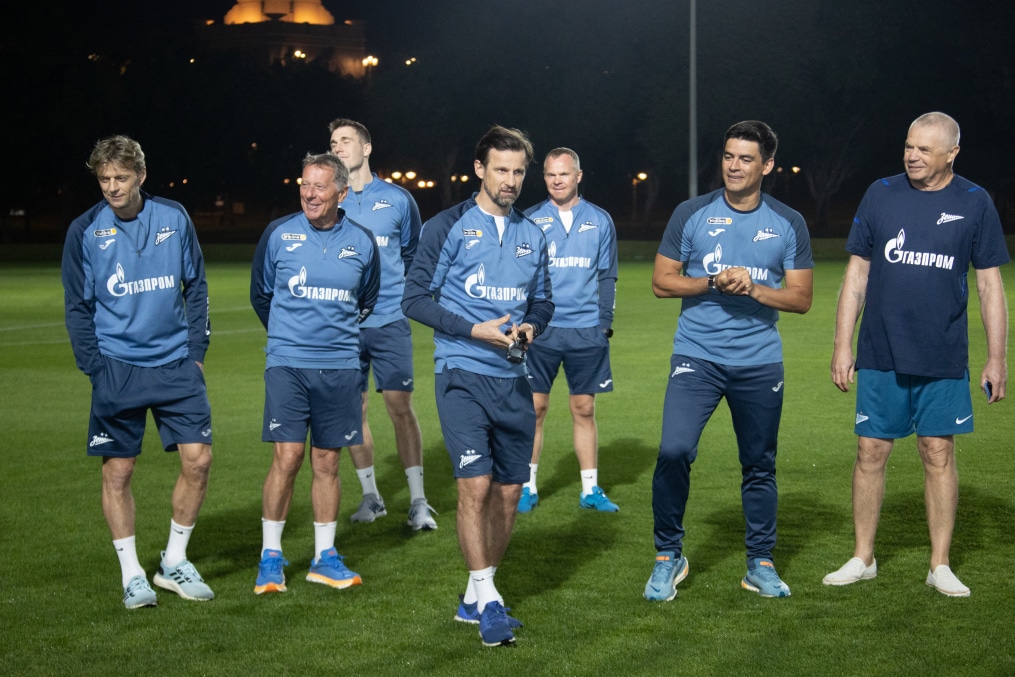 Зимние «Газпром» — тренировочные сборы в Абу-Даби,14 января, вечерняя тренировка