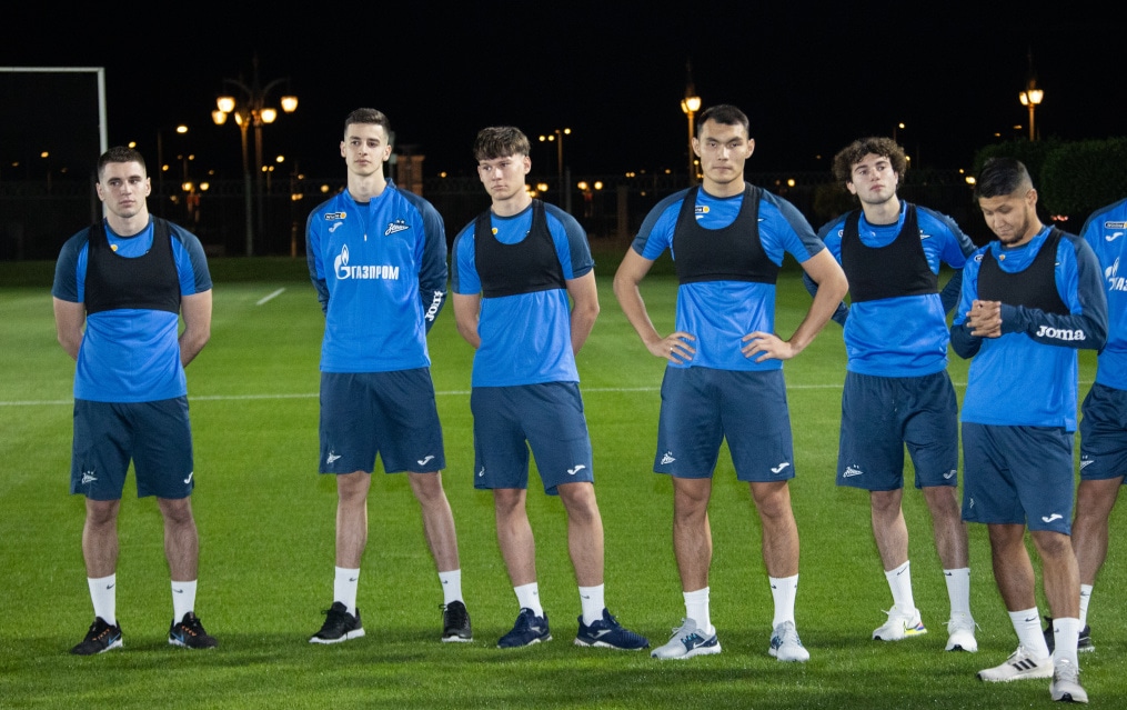 Зимние «Газпром» — тренировочные сборы в Абу-Даби,14 января, вечерняя тренировка