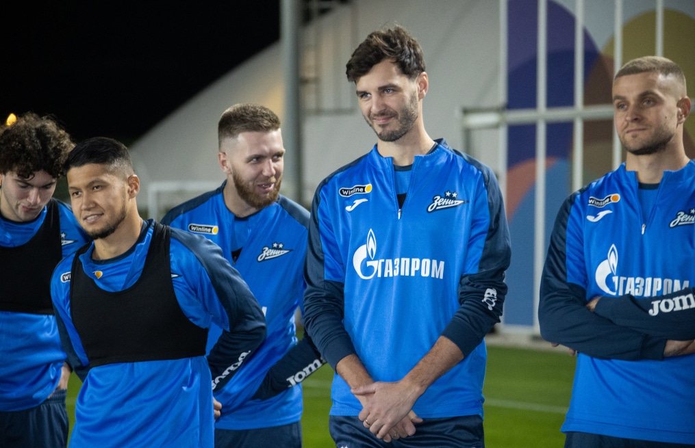Зимние «Газпром» — тренировочные сборы в Абу-Даби,14 января, вечерняя тренировка