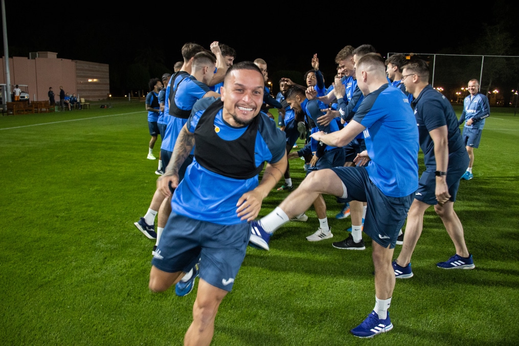 Зимние «Газпром» — тренировочные сборы в Абу-Даби,14 января, вечерняя тренировка