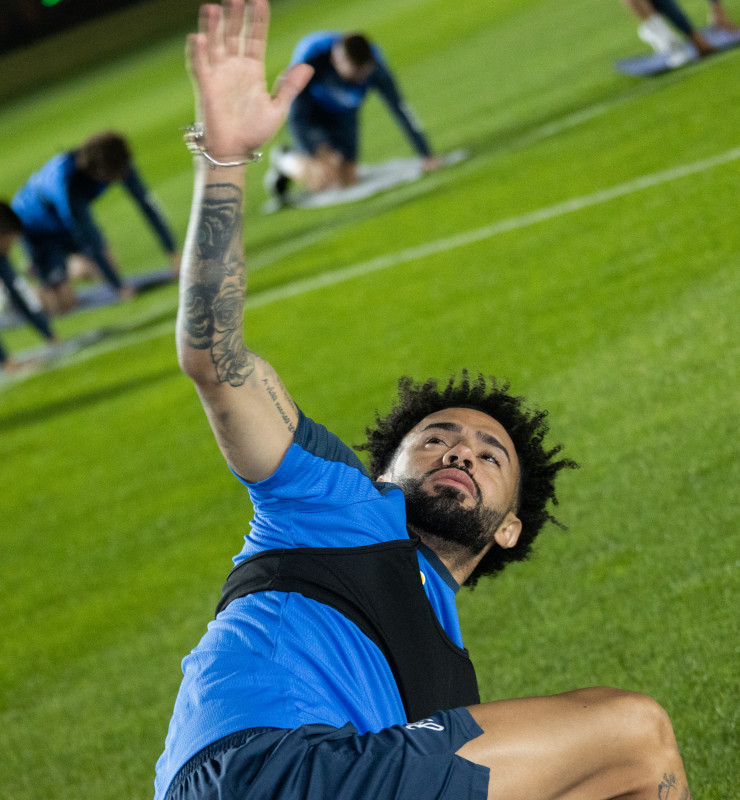 Зимние «Газпром» — тренировочные сборы в Абу-Даби,14 января, вечерняя тренировка