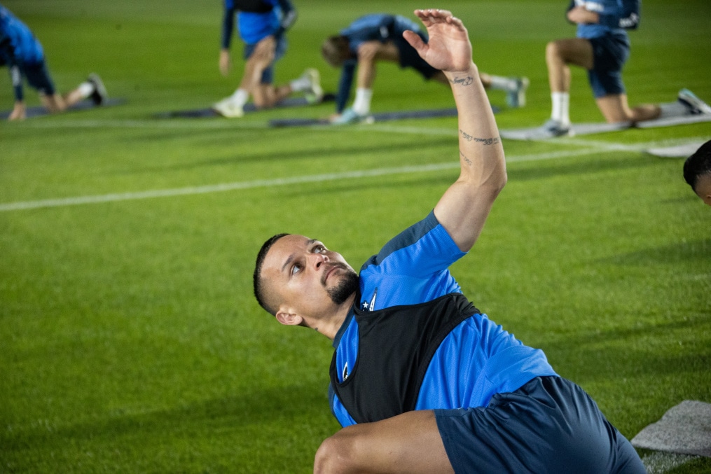 Зимние «Газпром» — тренировочные сборы в Абу-Даби,14 января, вечерняя тренировка