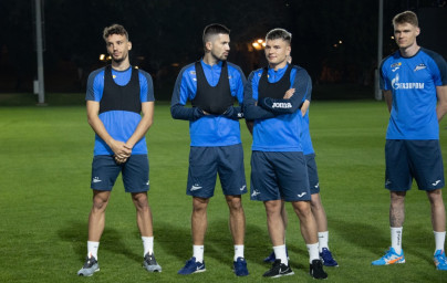 Зимние «Газпром» — тренировочные сборы в Абу-Даби,14 января, вечерняя тренировка