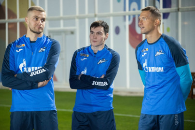 Зимние «Газпром» — тренировочные сборы в Абу-Даби,14 января, вечерняя тренировка