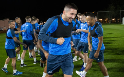 Зимние «Газпром» — тренировочные сборы в Абу-Даби,14 января, вечерняя тренировка