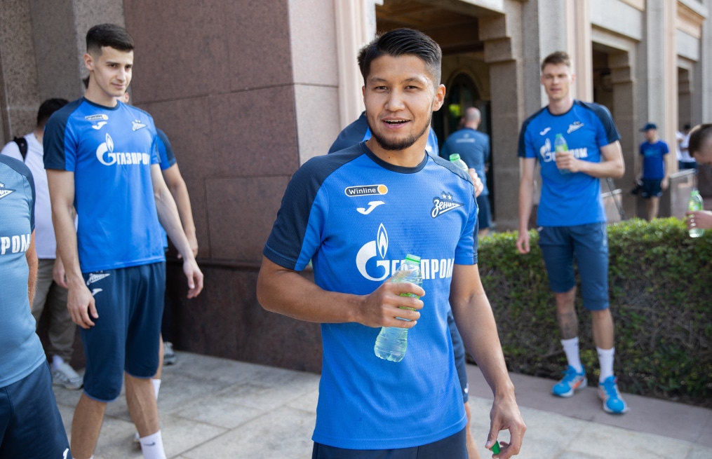 Зимние «Газпром» — тренировочные сборы в Абу-Даби,16 января утренняя тренировка