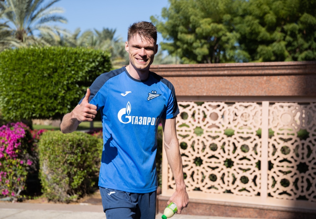 Зимние «Газпром» — тренировочные сборы в Абу-Даби,16 января утренняя тренировка