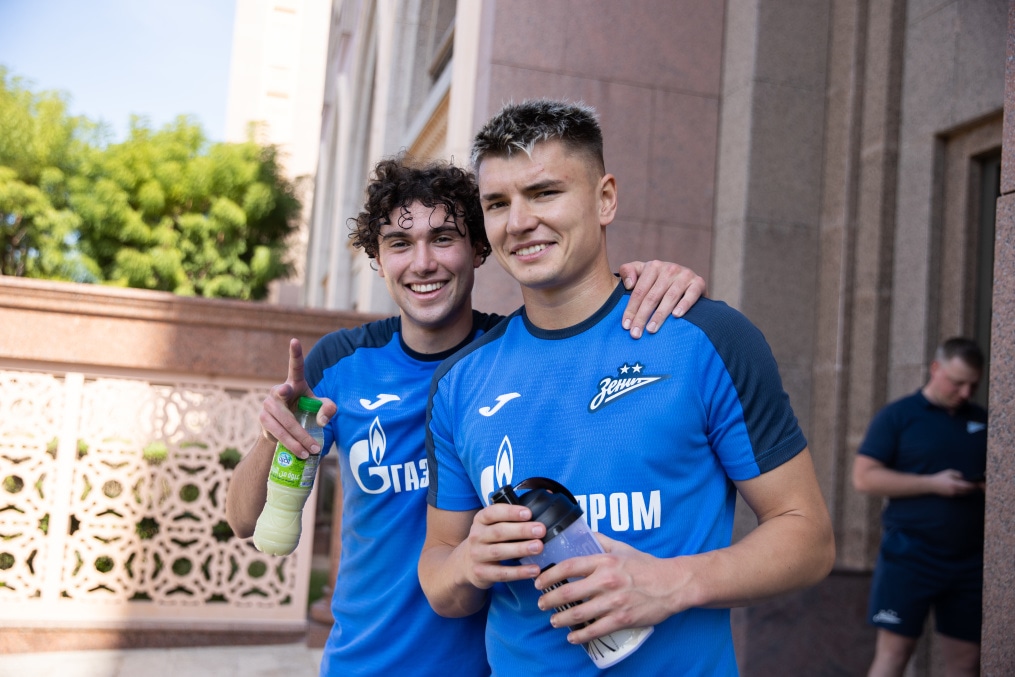 Зимние «Газпром» — тренировочные сборы в Абу-Даби,16 января утренняя тренировка