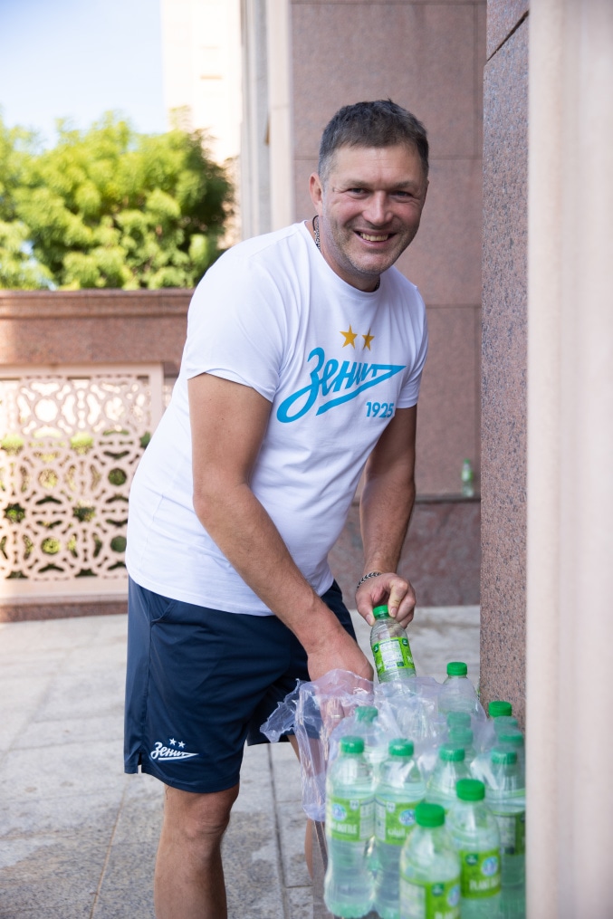 Зимние «Газпром» — тренировочные сборы в Абу-Даби,16 января утренняя тренировка