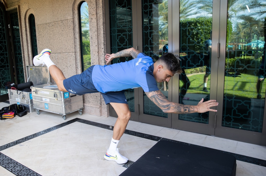 Зимние «Газпром» — тренировочные сборы в Абу-Даби,16 января утренняя тренировка