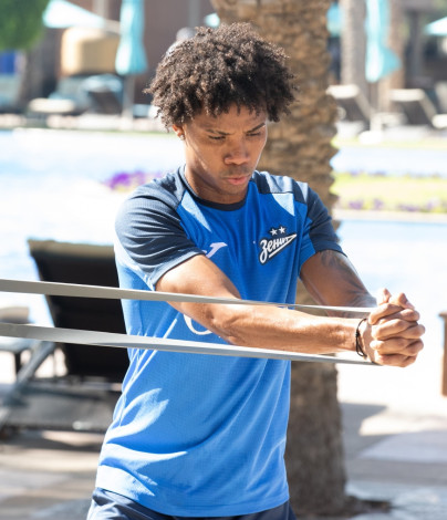 Зимние «Газпром» — тренировочные сборы в Абу-Даби,16 января утренняя тренировка