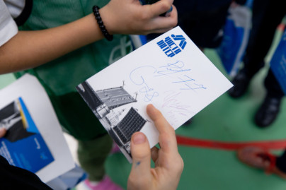 «Футбол в школе»: мастер-класс футболистов МФК «Чисто Питер» в лицее №126