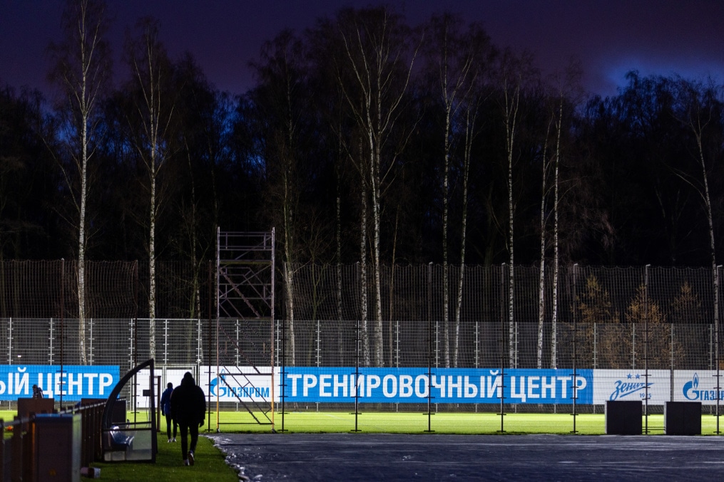 Тренировка «Зенита» в рамках подготовки к матчу с «Оренбургом»