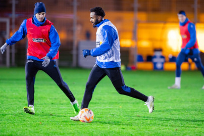 Тренировка «Зенита» в рамках подготовки к матчу с «Оренбургом»