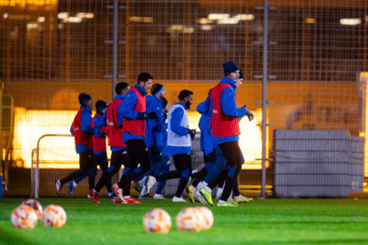 Тренировка «Зенита» в рамках подготовки к матчу с «Оренбургом»