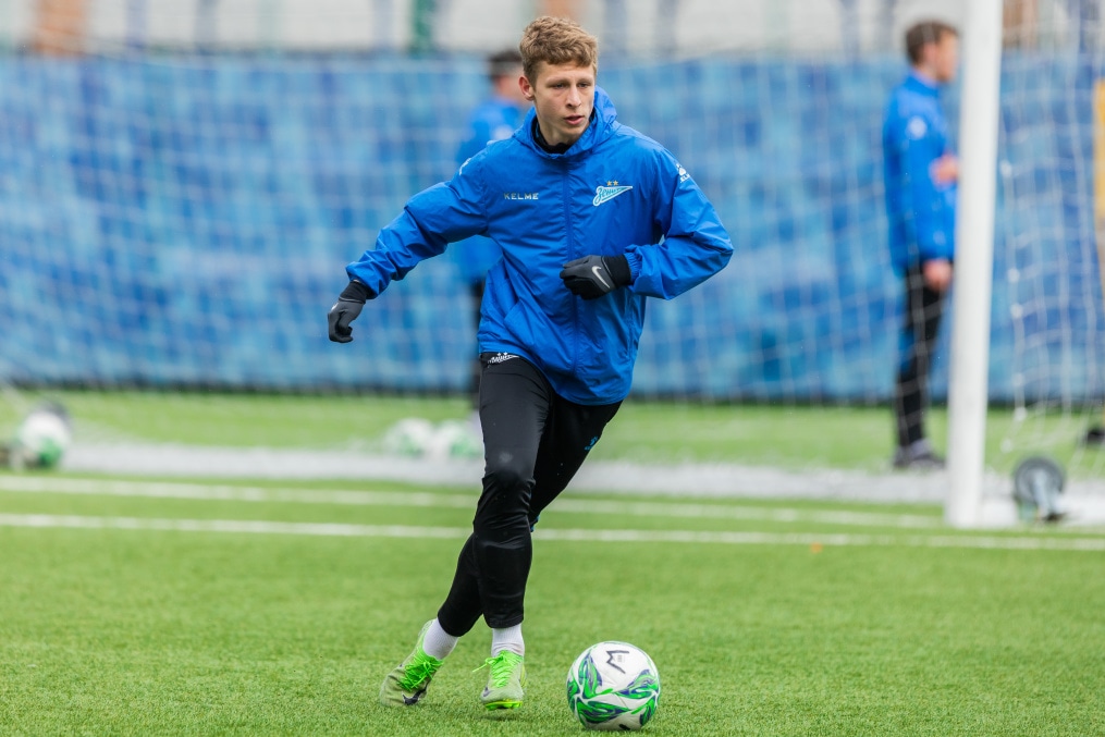 Тренировка «Зенита»-м перед матчем с «Динамо»-м