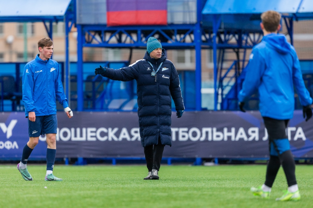 Тренировка «Зенита»-м перед матчем с «Динамо»-м