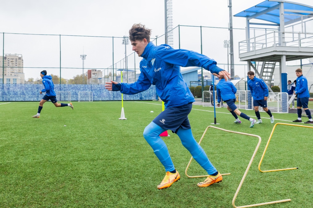 Тренировка «Зенита»-м перед матчем с «Динамо»-м