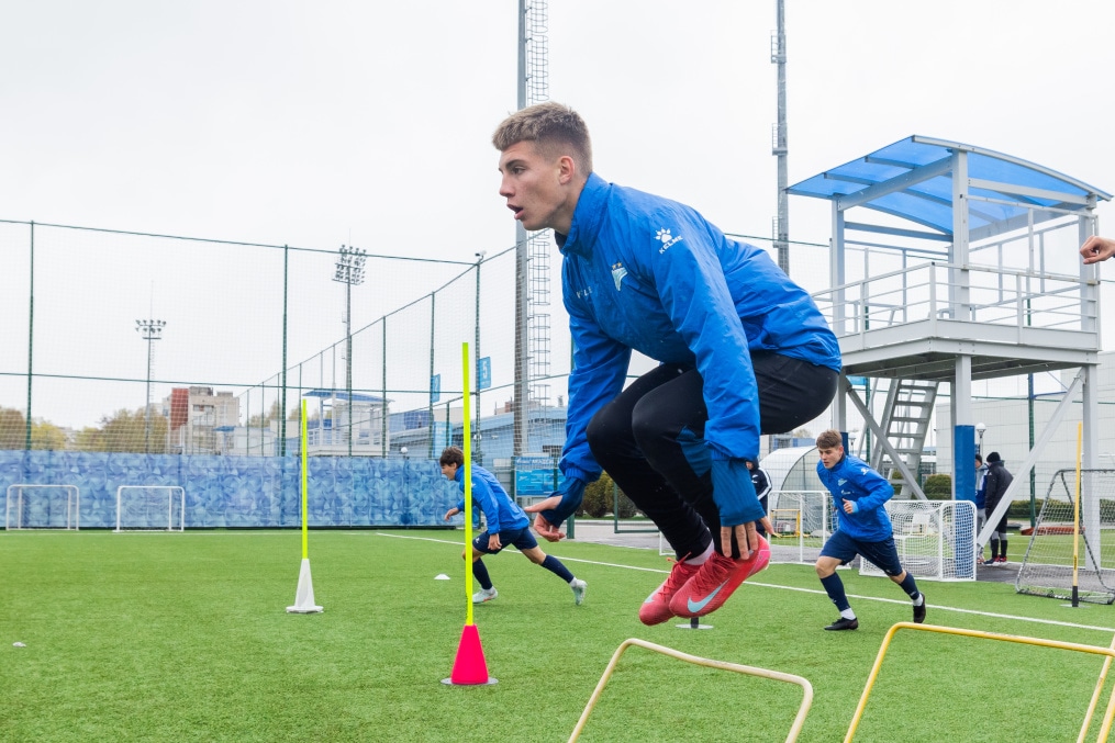 Тренировка «Зенита»-м перед матчем с «Динамо»-м