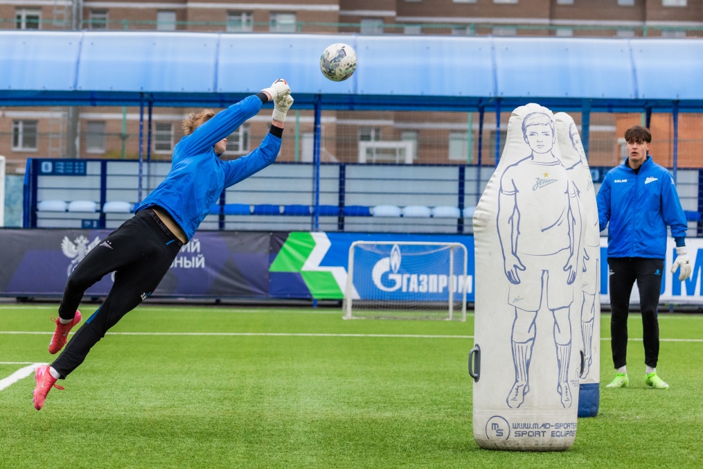 Тренировка «Зенита»-м перед матчем с «Динамо»-м