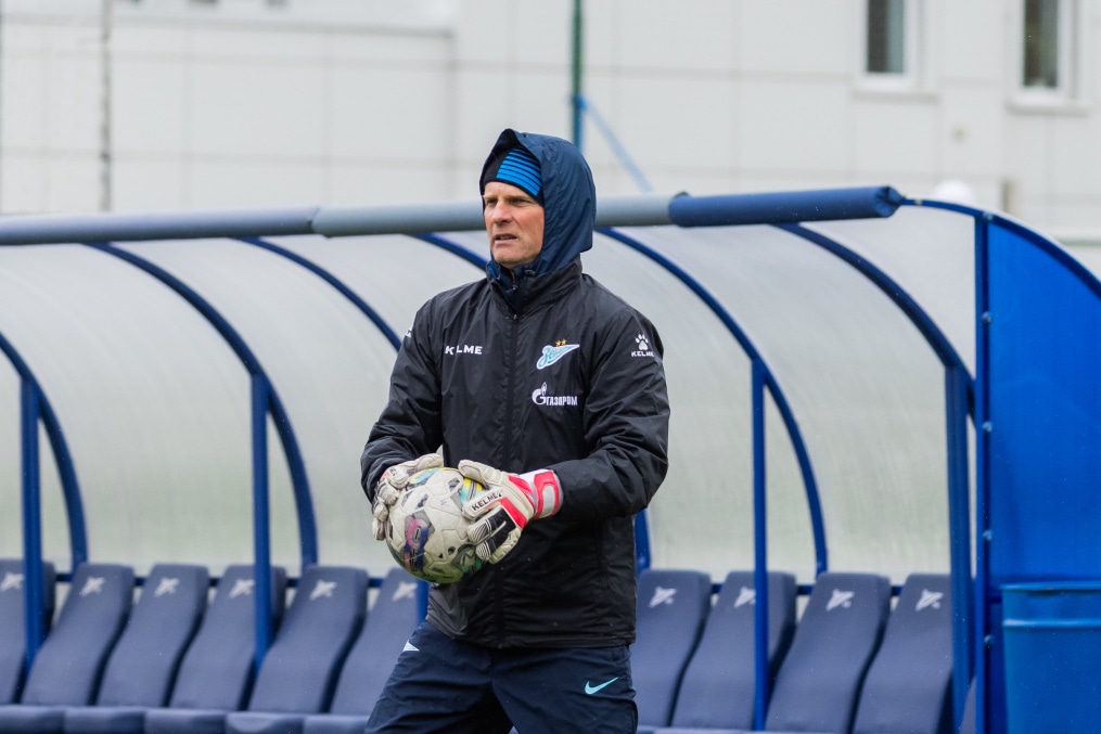 Тренировка «Зенита»-м перед матчем с «Динамо»-м