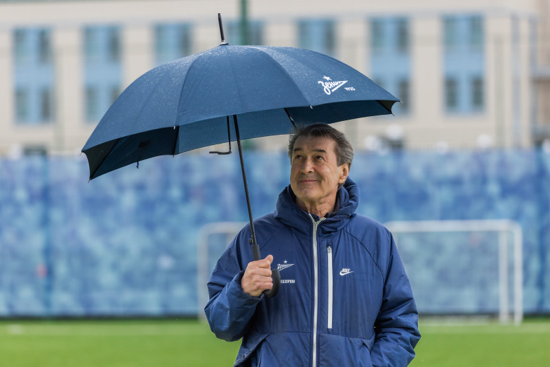 Тренировка «Зенита»-м перед матчем с «Динамо»-м