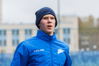 Тренировка «Зенита»-м перед матчем с «Динамо»-м