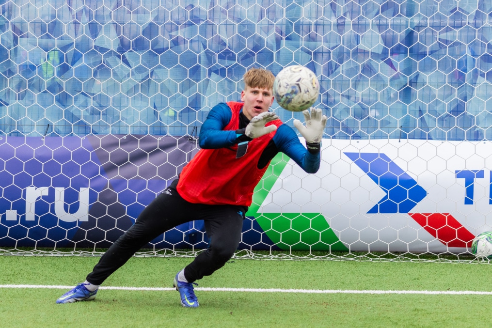 Тренировка «Зенита»-м перед матчем с «Динамо»-м