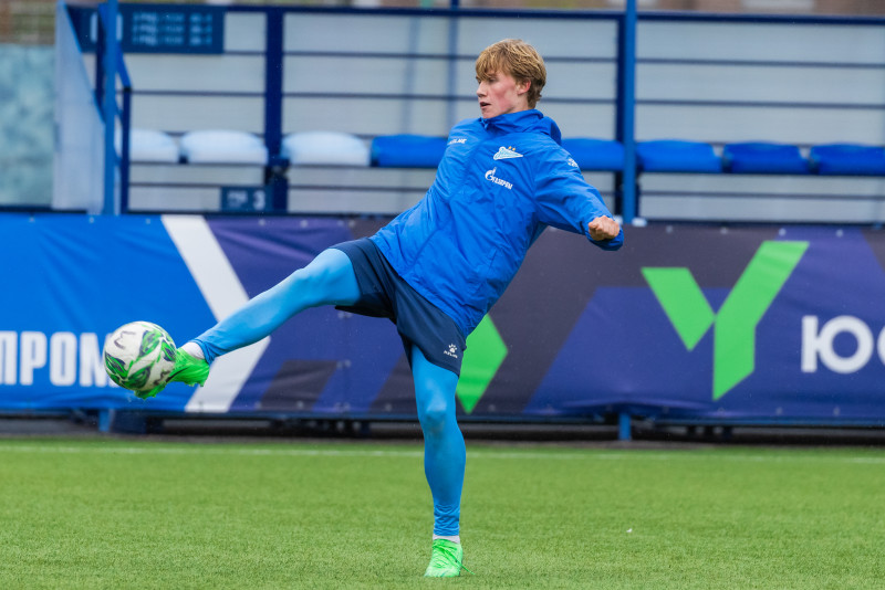 Тренировка «Зенита»-м перед матчем с «Динамо»-м