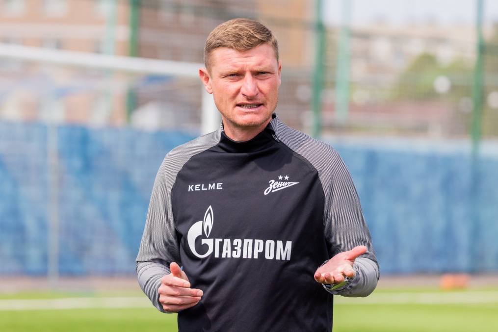 Тренировка «Зенита»-2 перед матчем с ФК «Космос»