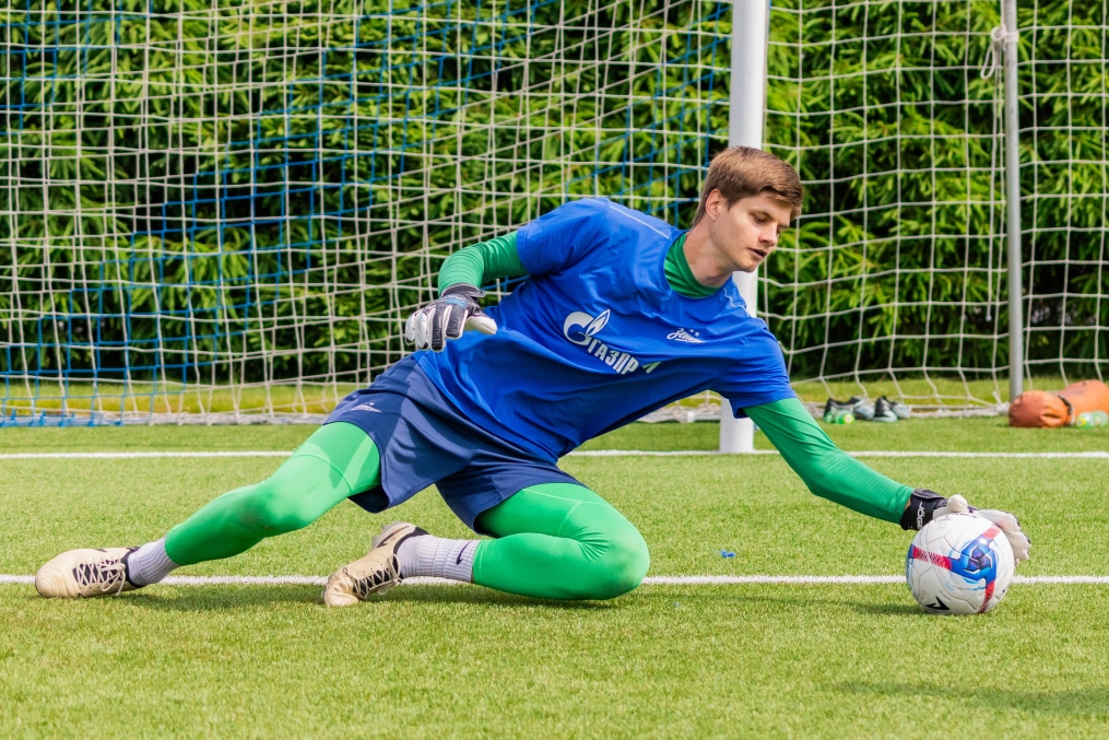 Тренировка «Зенита»-2 перед матчем с ФК «Космос»