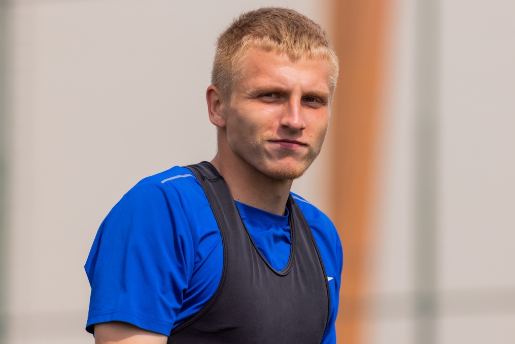 Тренировка «Зенита»-2 перед матчем с ФК «Космос»