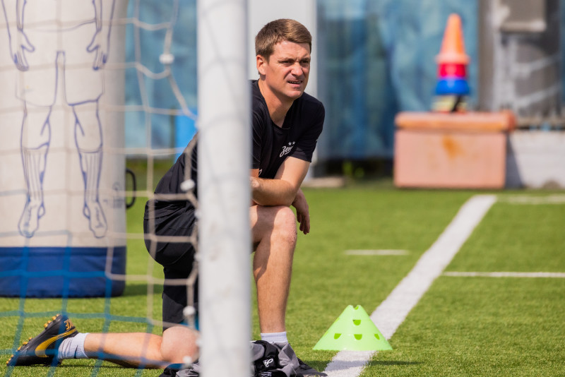 Тренировка «Зенита»-2 перед матчем с ФК «Космос»