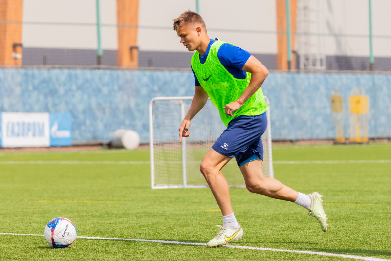 Тренировка «Зенита»-2 перед матчем с ФК «Космос»