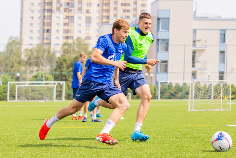 Тренировка «Зенита»-2 перед матчем с ФК «Космос»