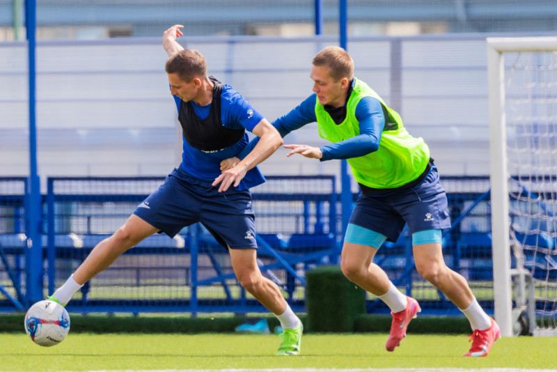 Тренировка «Зенита»-2 перед матчем с ФК «Космос»